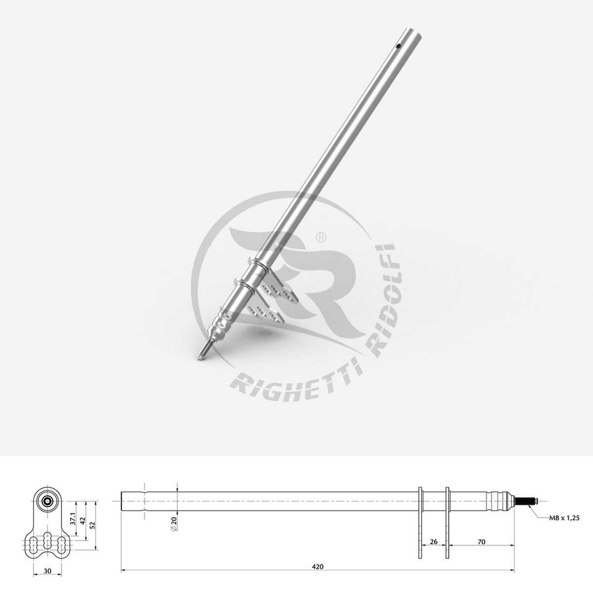 Steering Column M8 L.420 mm